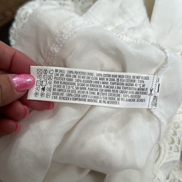 Forever 21 White Lace Skirt NWT Sz 1X - Picture 7 of 7